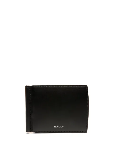 Bally logo-print bi-fold leather wallet