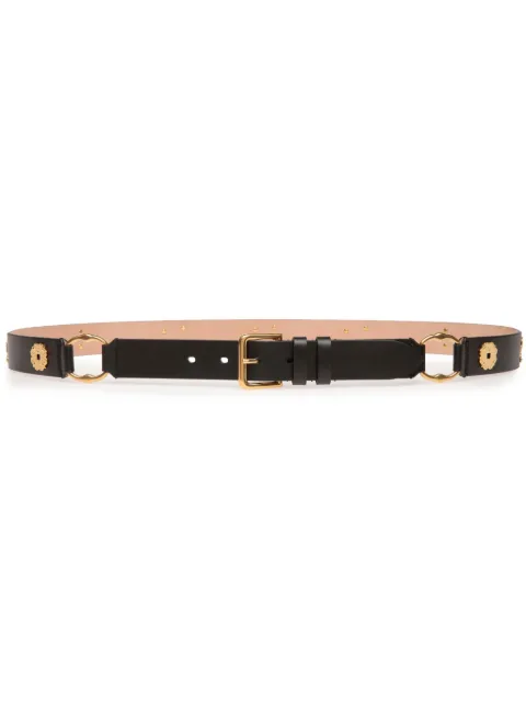 Bally Arkle buckle leather belt