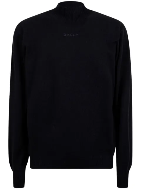 Bally suéter de cachemira con cuello falso