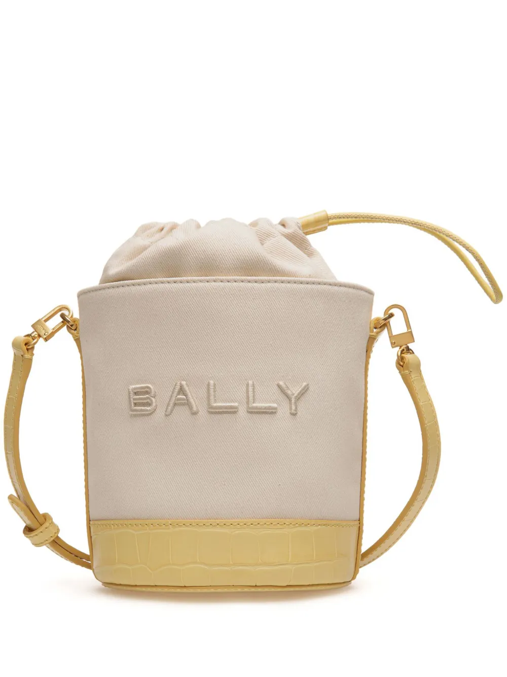 Bally Borsa a secchiello con ricamo - Toni neutri