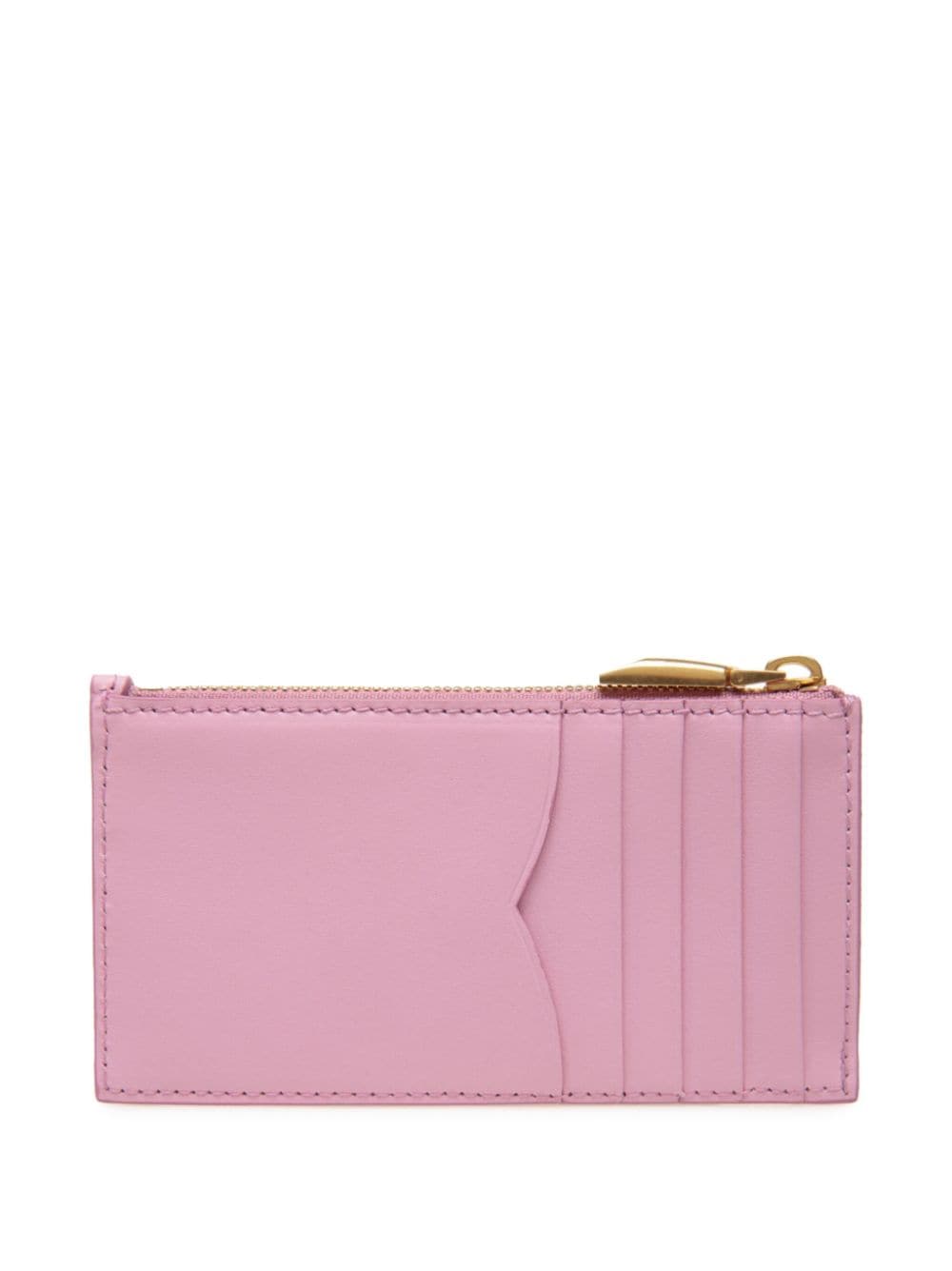 Shop Bally Logo-plaque Leather Wallet In Pink