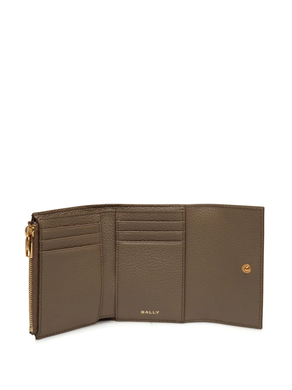 Bally Portemonnee met logoprint Bruin