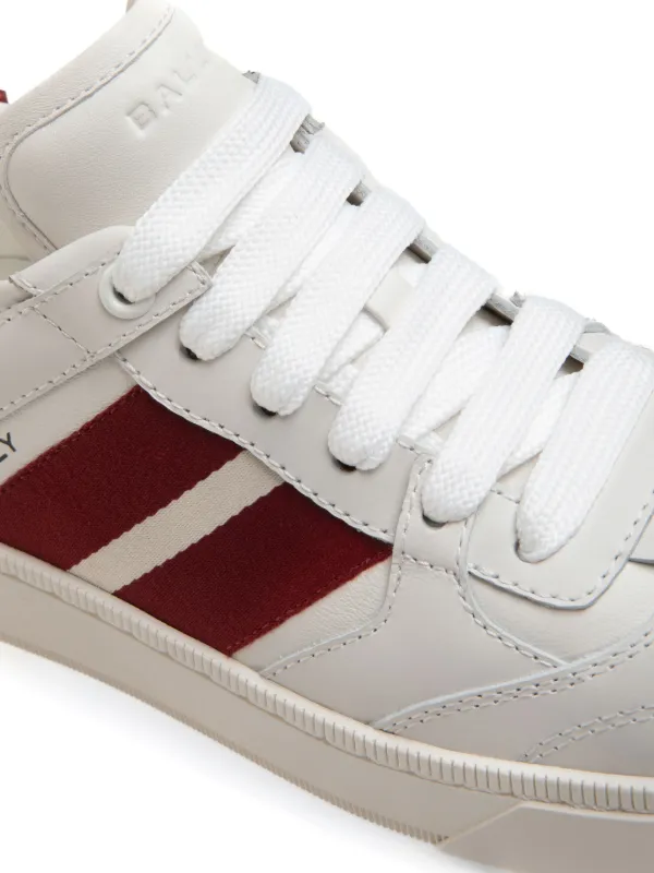 Bally Raise Leather Sneakers White