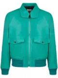 Bally leather bomber jacket - Green