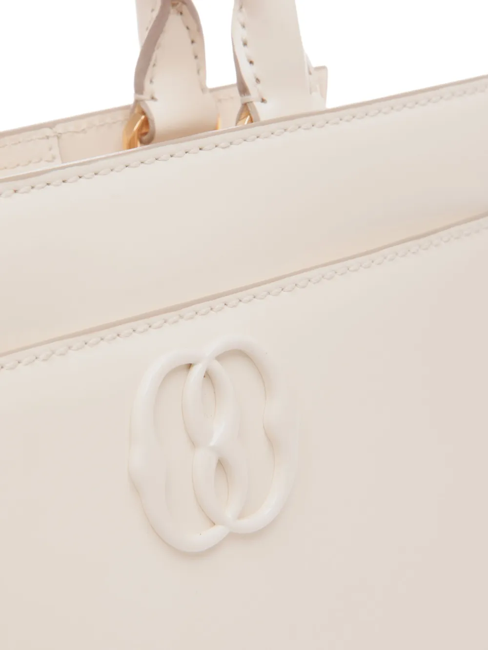 Bally Shopper met logoplakkaat Beige