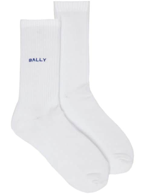 Bally logo-embroidered socks