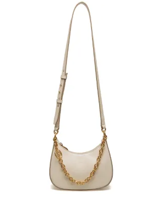 Bally Emblem logo-charm Leather Crossbody Bag | Neutrals | FARFETCH