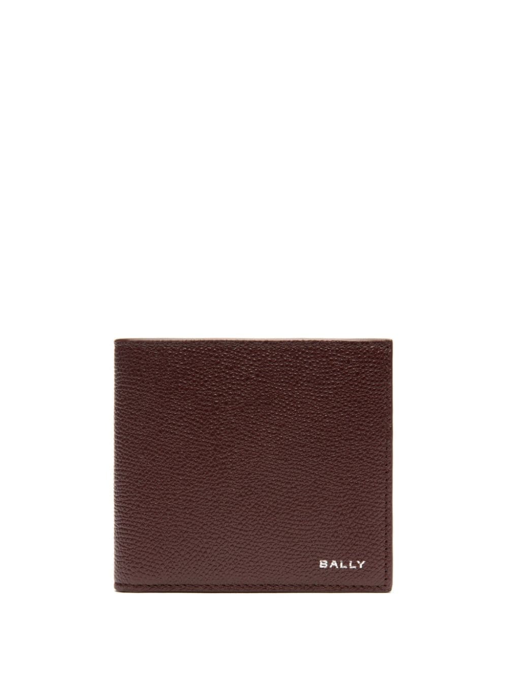 Bally Logo-print Leather Wallet In Brown