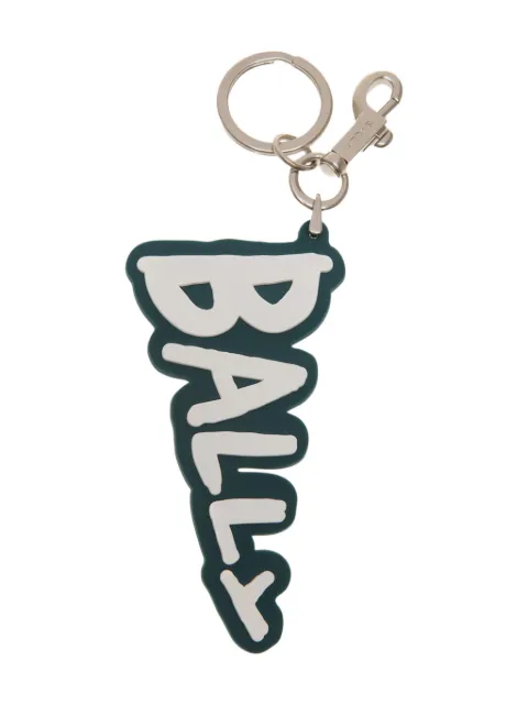 Bally sculpted-logo keyring