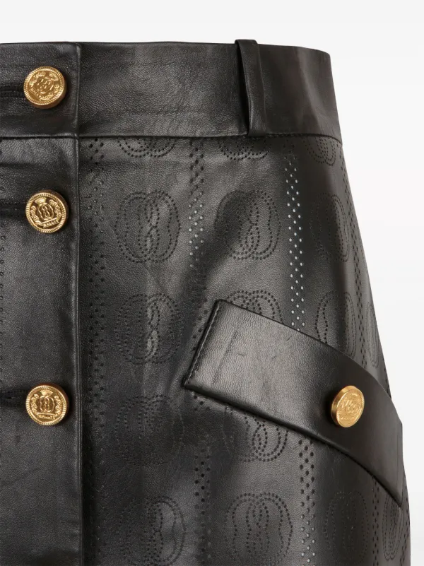BALLY レザースカート Bally レザースカート | ブラック | FARFETCH JP