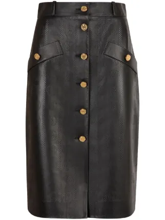 Bally レザースカート | ブラック | FARFETCH JP