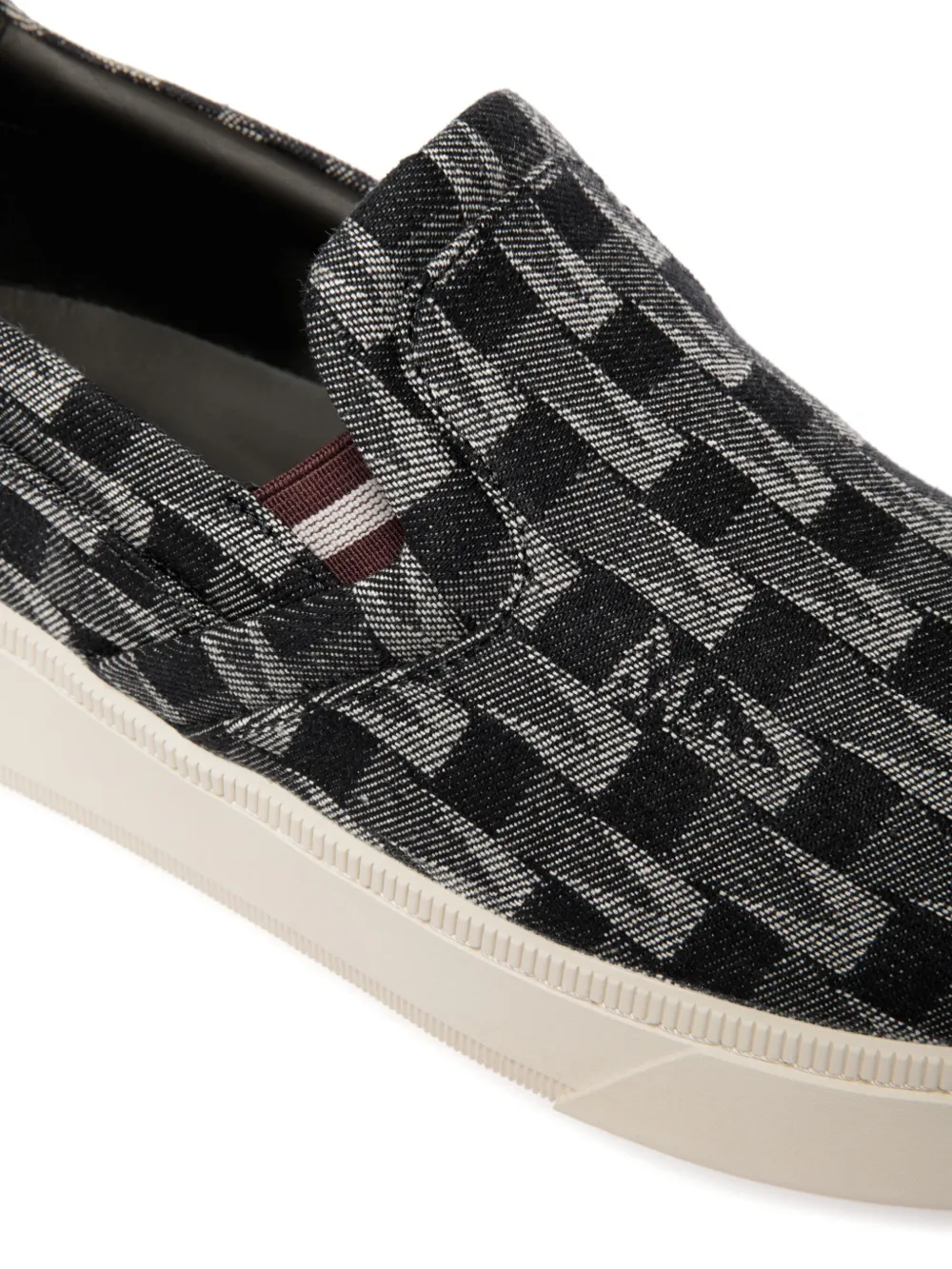 Shop Bally Raise Slip-on Sneakers In Black