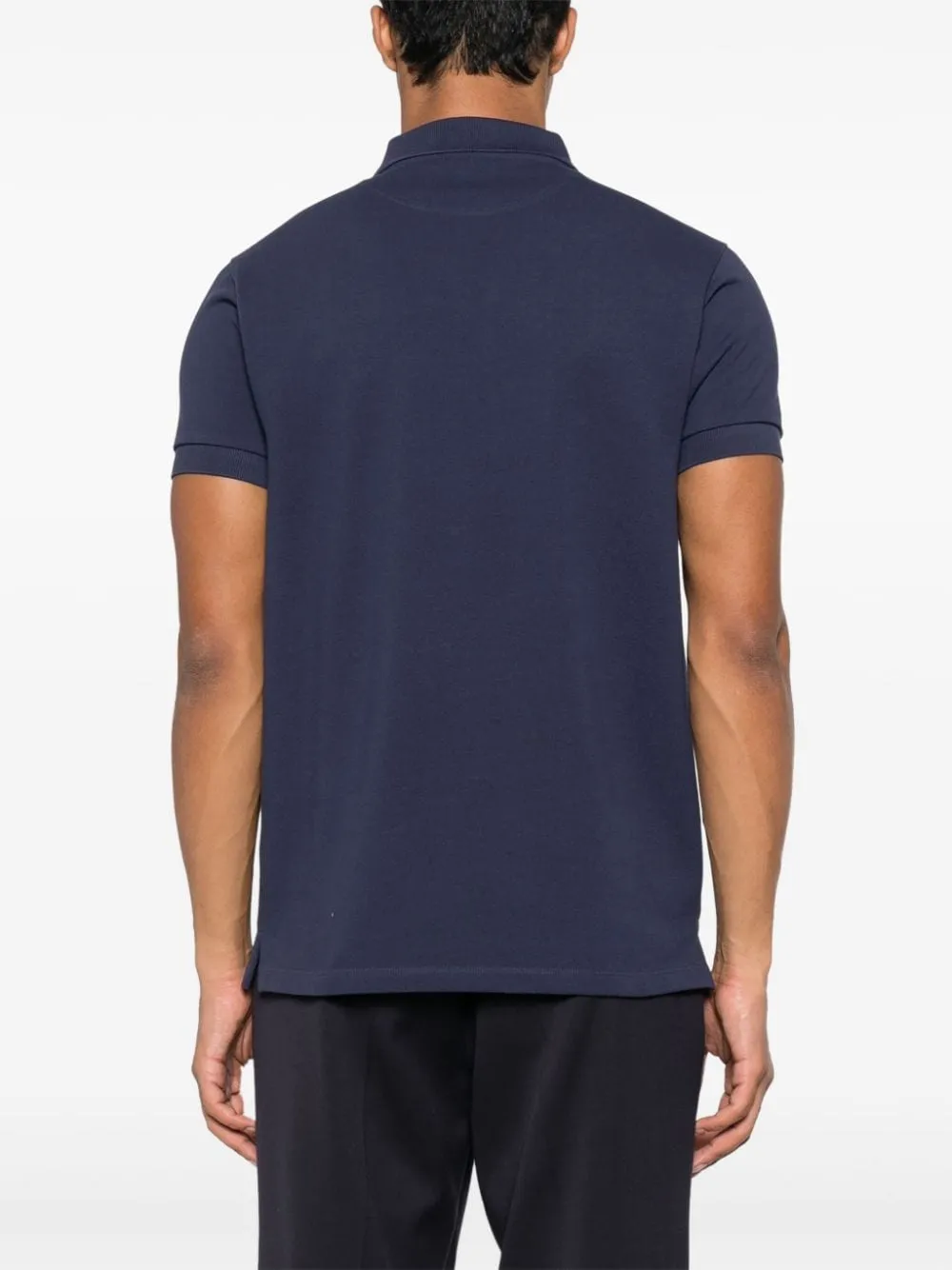 Bally Poloshirt met geborduurd logo Blauw