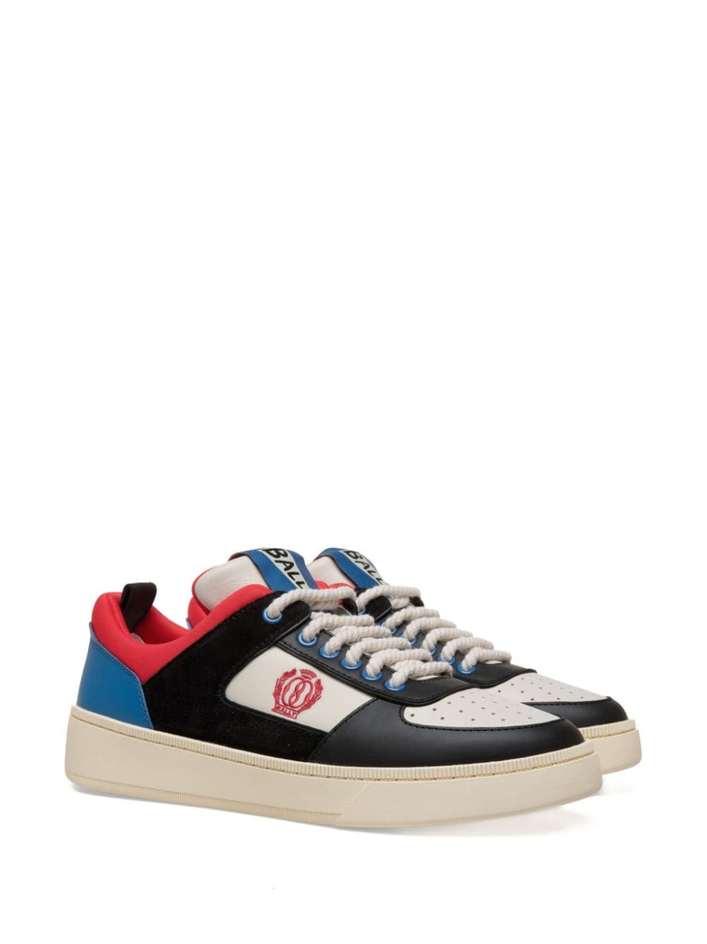 Bally colour-block lace-up sneakers - Beige
