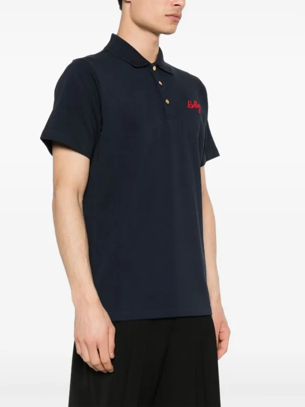 Bally logo-embroidered Polo Shirt | Black | FARFETCH