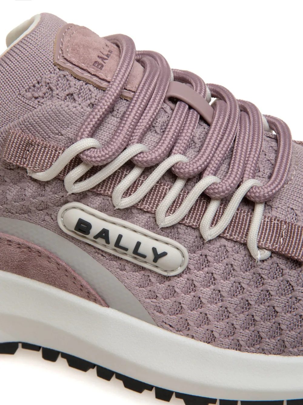Bally Daryel Mesh-panel Sneakers In Pink