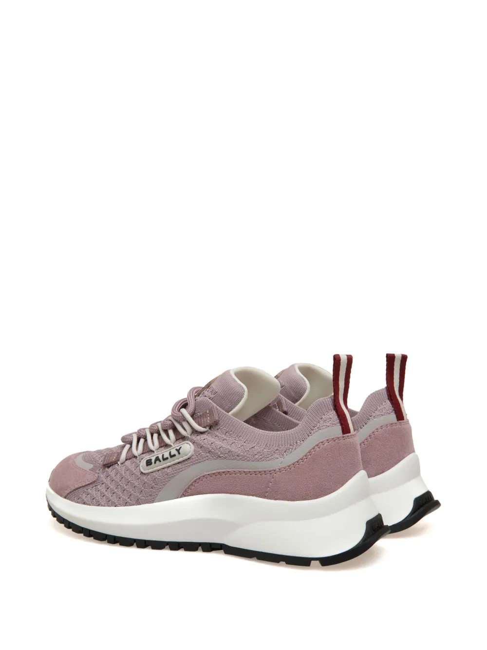 Bally Daryel Mesh-panel Sneakers In Pink