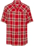 Bally checked shirt - Red