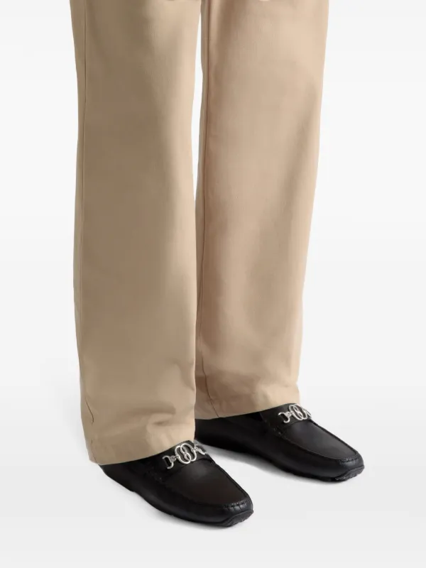 BALLY ブラックレザー ローファー Bally レザーローファー | ブラック | FARFETCH JP