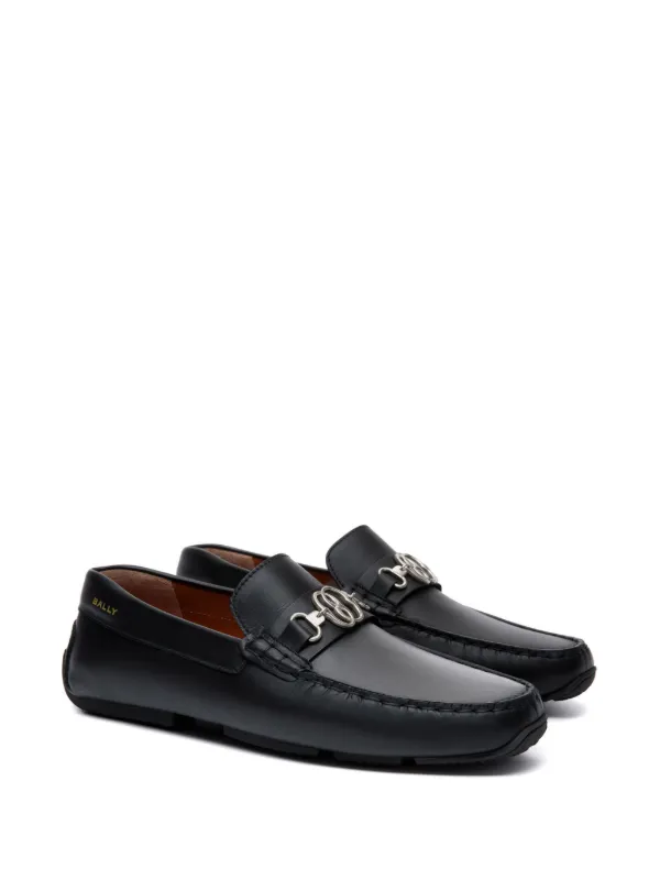 Bally colbar leather loafers best sale