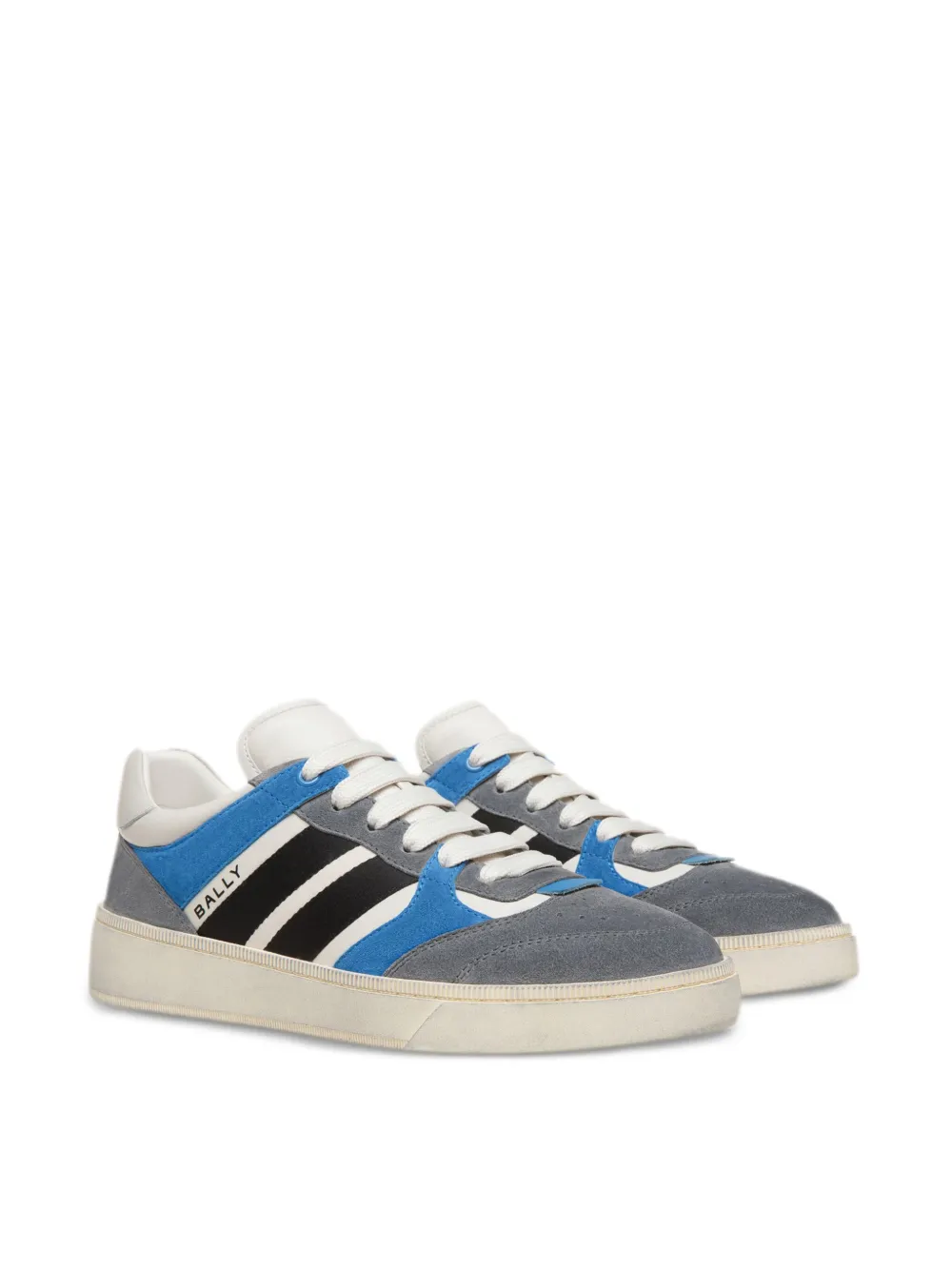 Bally blue cheap suede shoes