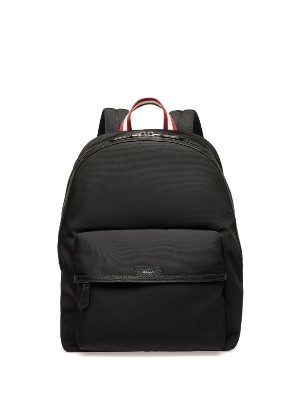 Bally Code Leather Backpack Black FARFETCH CA