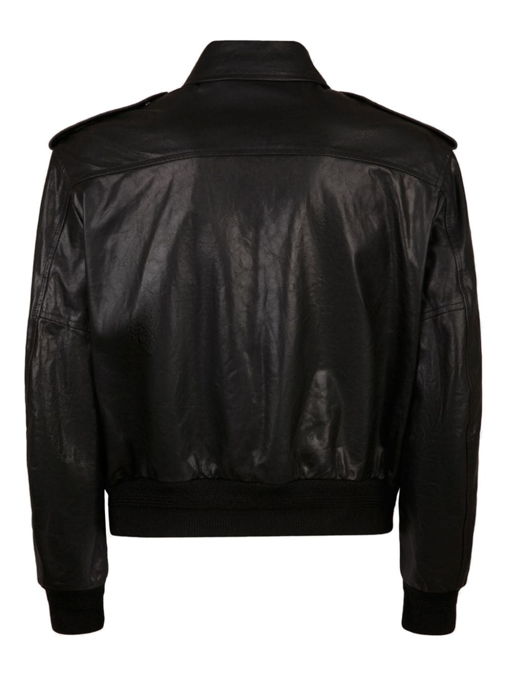 Bally leather bomber jacket - Zwart
