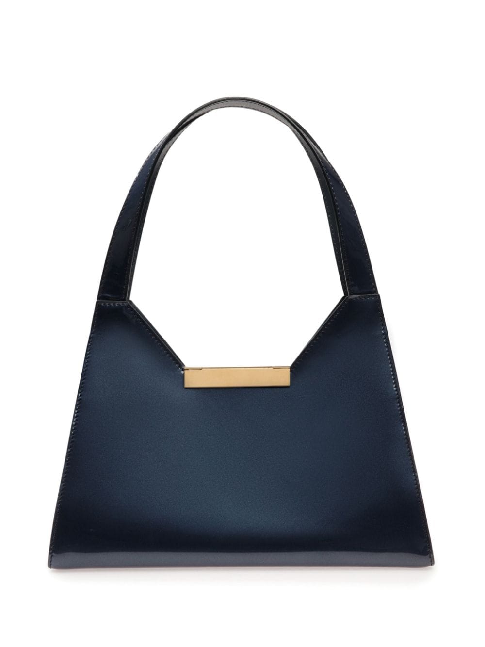 Bally Tilt leren schoudertas Blauw