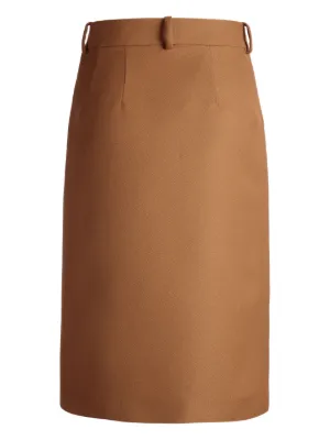 スカート BALLY SKIRT (L4PE443LWLE03U U901) Bally ロゴプレート スカート | ブラック | FARFETCH JP