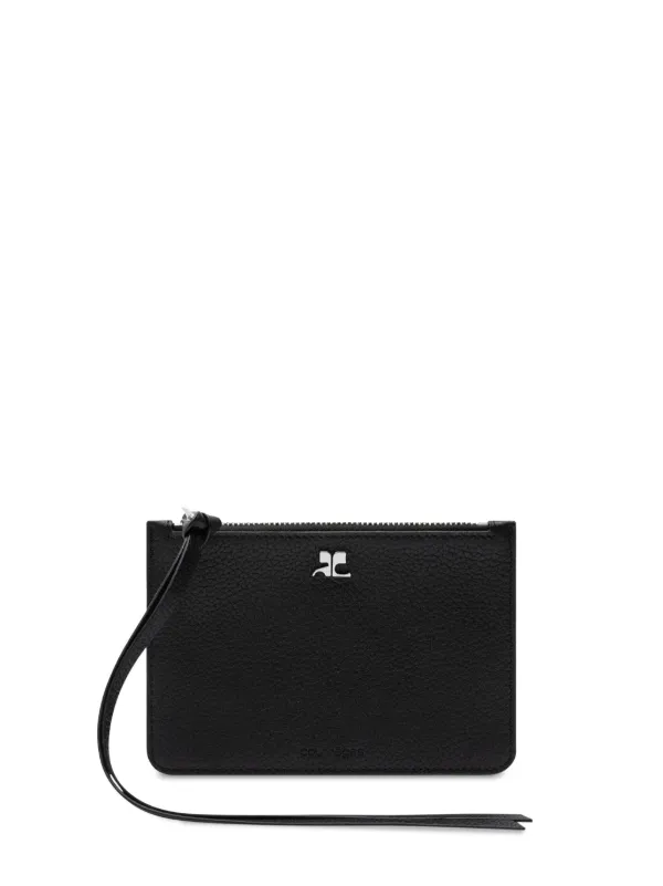 courrèges GRAINED LEATHER CROSS BODY BAG Crossbody Bags - courrèges