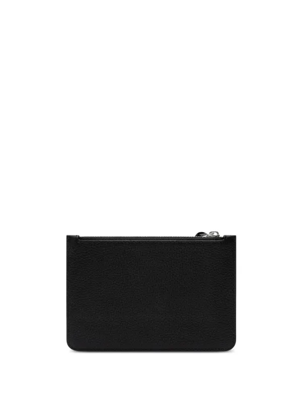 Courrèges AC grained-texture Leather Purse | Black | FARFETCH CA