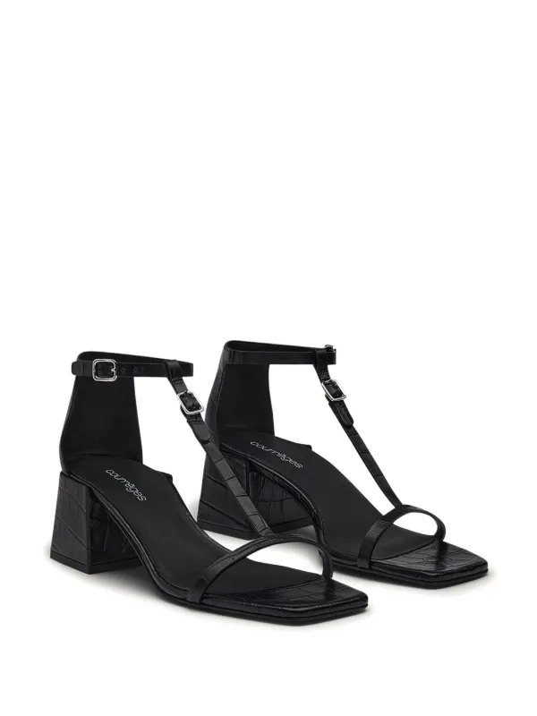 サンダル・ミュール Courreges Sandals - Courreges - Leather - Black Courrèges Buckled Leather Sandals | Black | FARFETCH CA