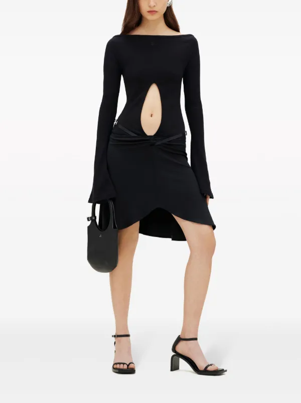 【送料&関税込】CourrA¨ges ellipse Mini Skirt Courrèges Ellipse Mini Skirt | Black | FARFETCH JO