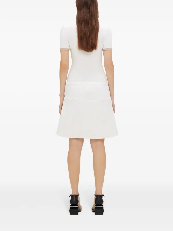Courrèges Ellipse Mini Skirt | White | FARFETCH CZ