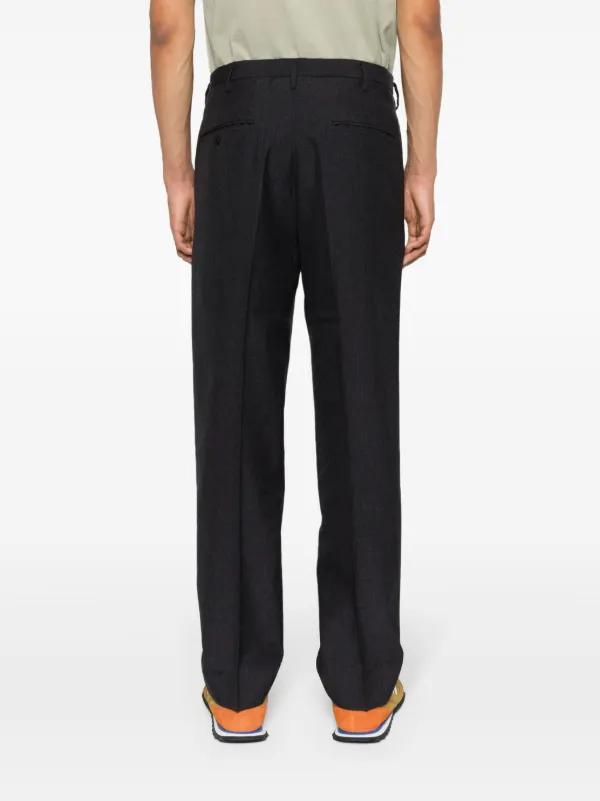 Visvim Dalton Pinstriped Tailored Trousers | Grey | FARFETCH AO