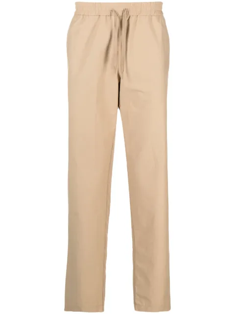 Moschino pantalones rectos con logo bordado
