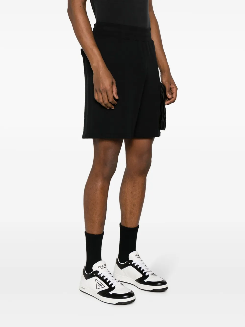 Moschino Shorts met buidelzak Zwart