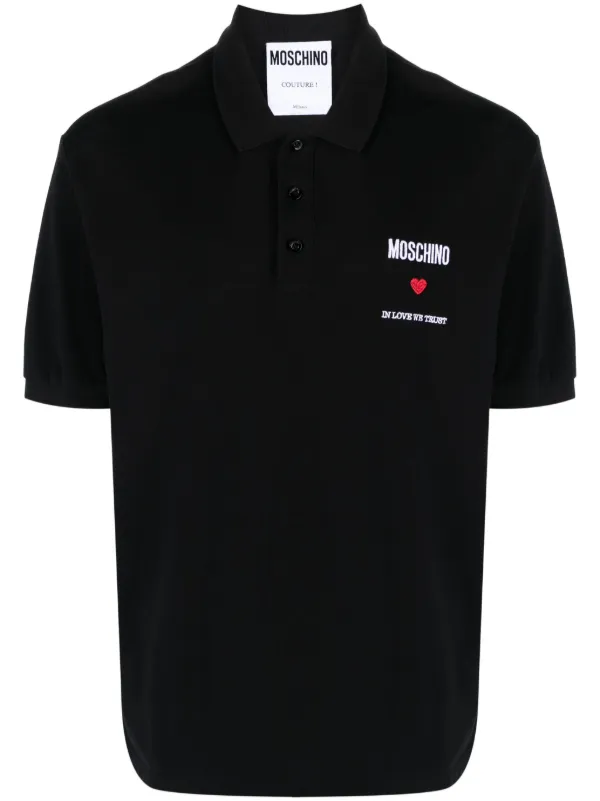 Tシャツ・カットソー Moschino SS25 Logo embroidery polo shirt (A16030242 1555) Tシャツ・カットソー Moschino SS25 Logo embroidery polo shirt