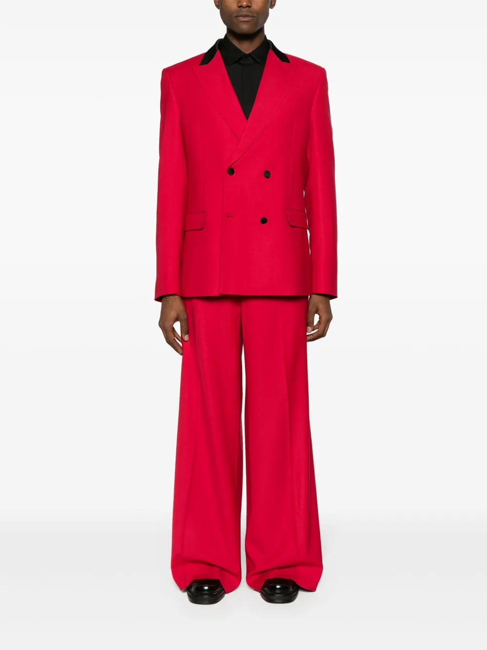 Moschino High waist pantalon - Rood