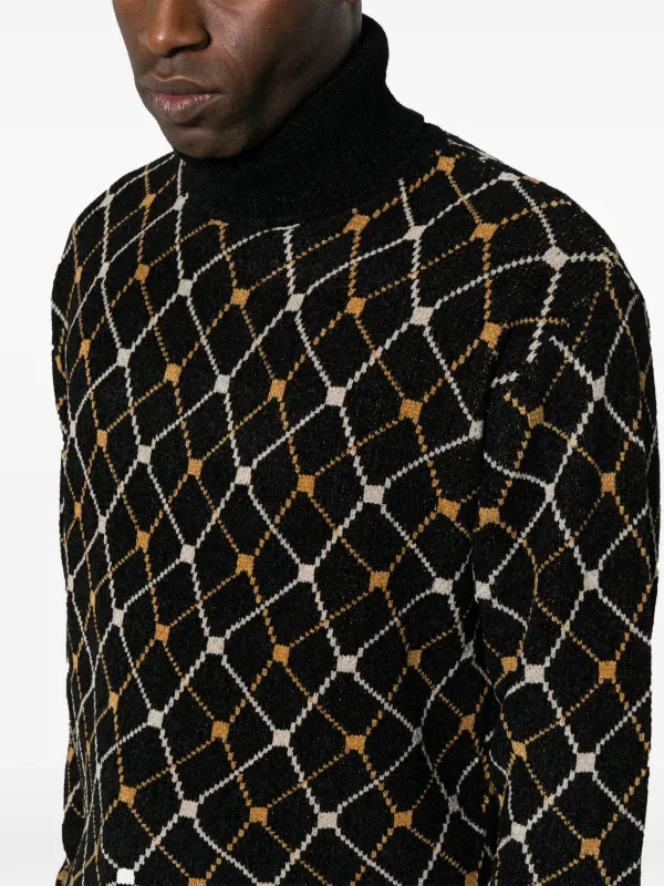 Roll neck chenille jumper online
