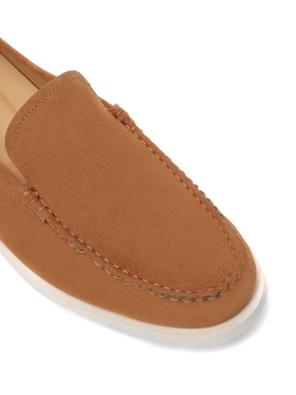 Bally Stripe-detailing Leather Loafers In Brown
