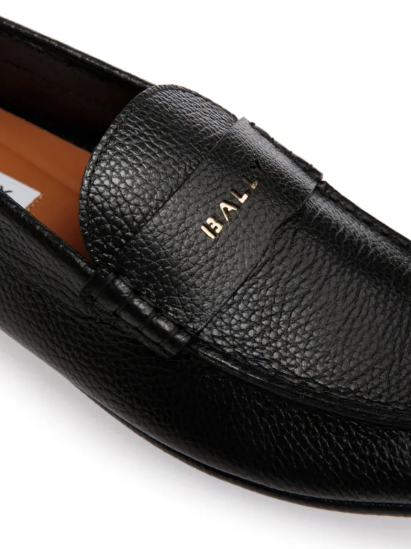 Bally classic leather drivers outlet