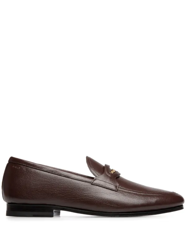 Bally loafers mens brown store