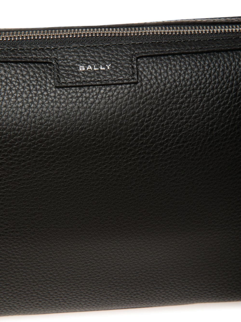 Shop Bally Leather Messenger Bag In Black