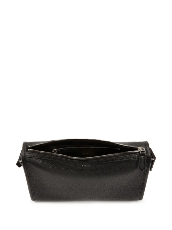 ⭐極美品⭐BALLY メッセンジャーバッグ 黒 レザー ホワイト
