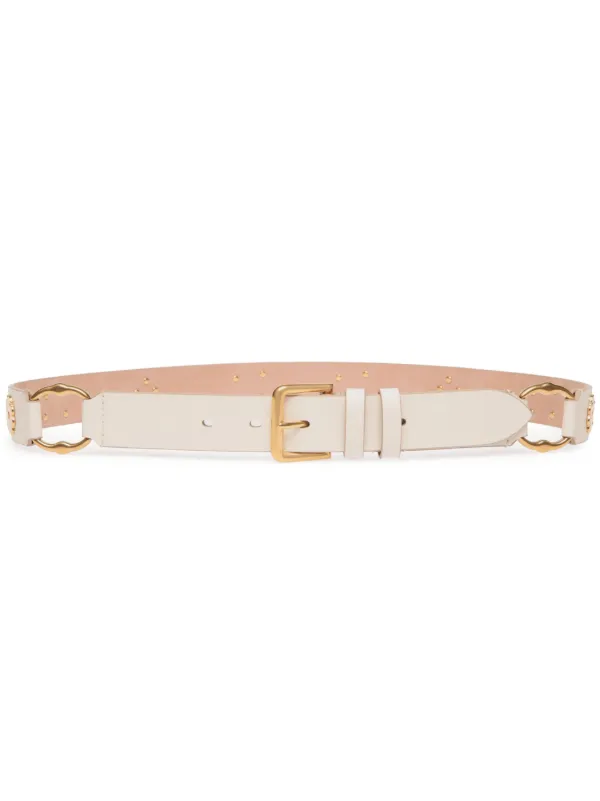 Bally white belt 2025