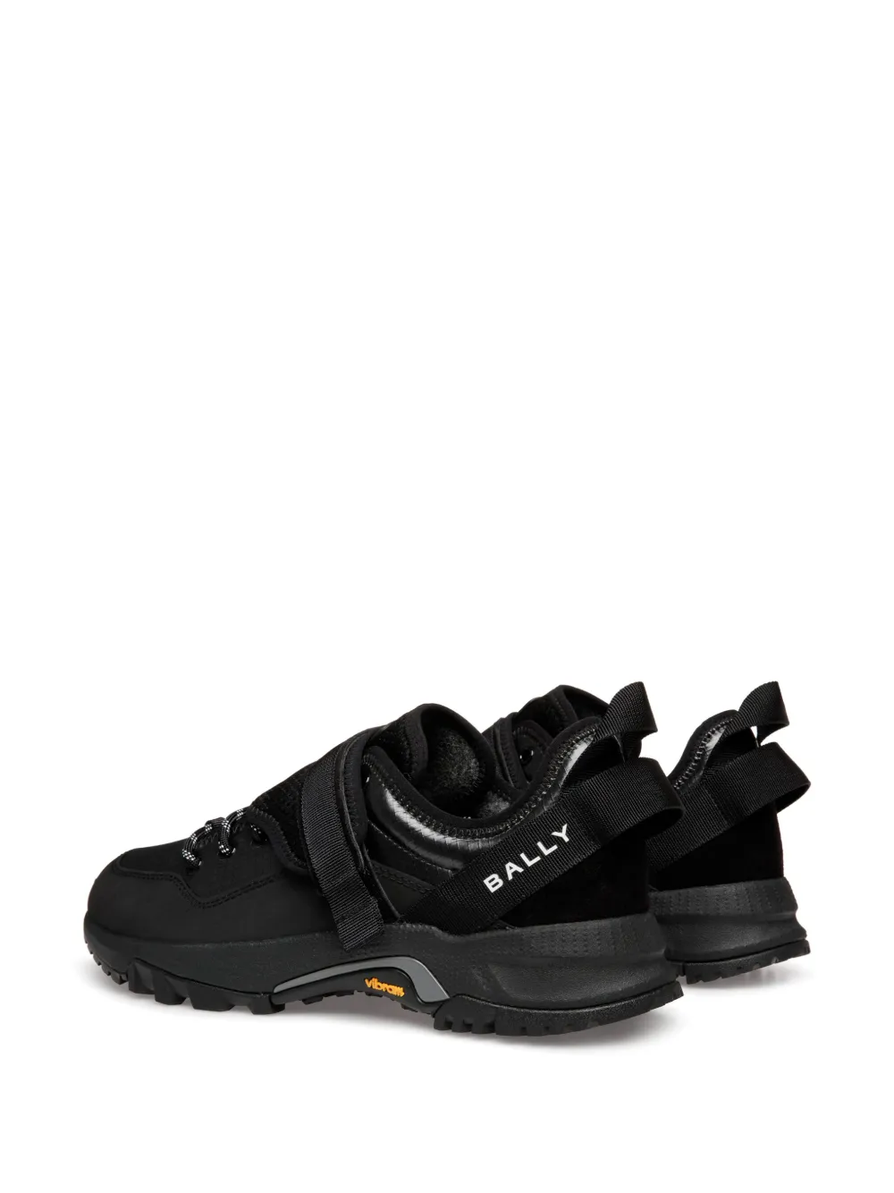 Shop Bally Panelled Logo-print Sneakers In Schwarz