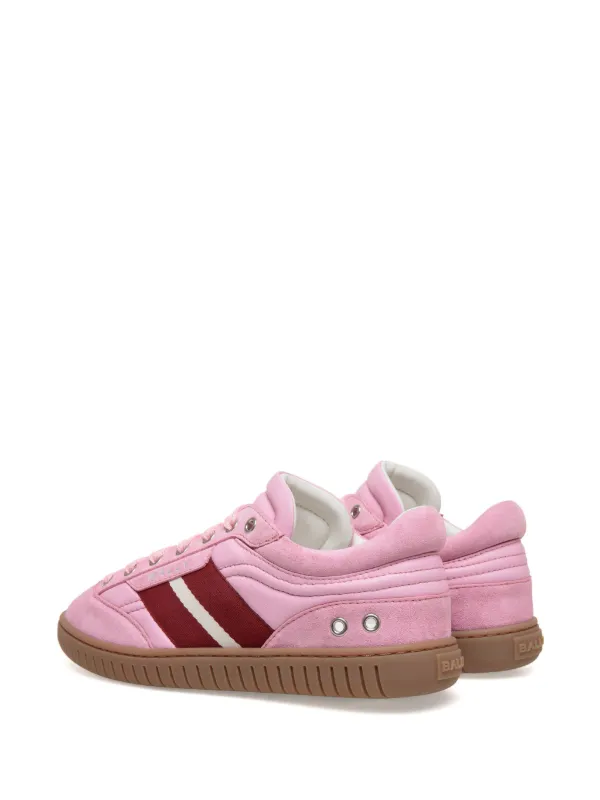 Blush quilted sneakers top