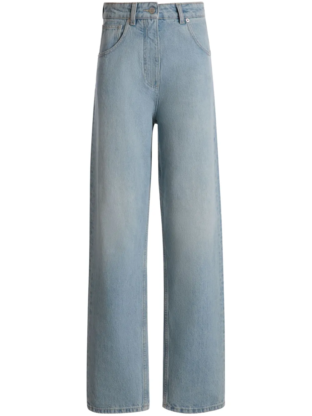 Bally Straight jeans met applicatie Blauw
