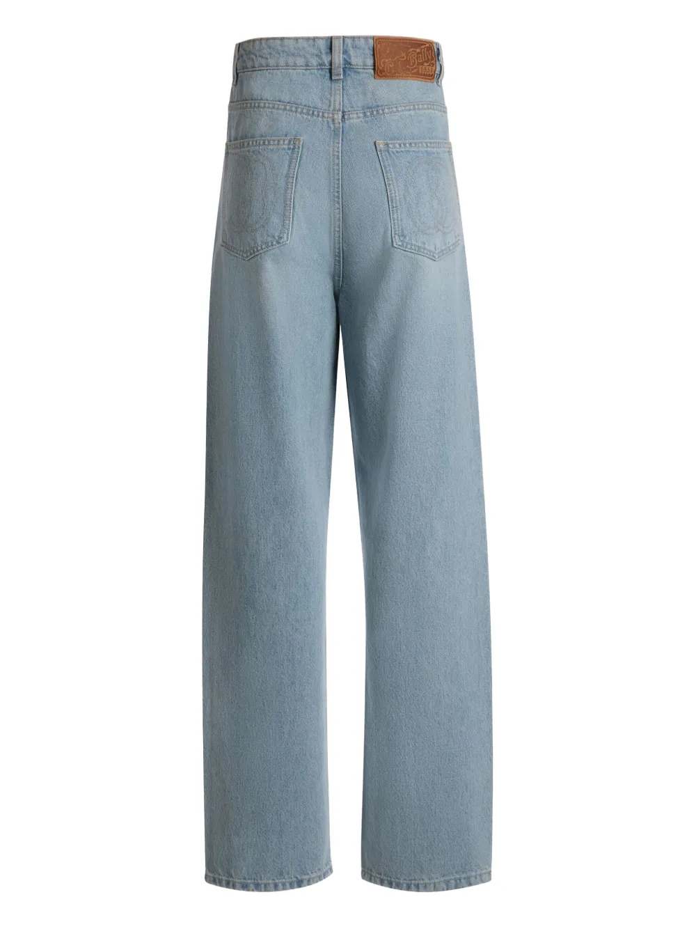 Bally Straight jeans met applicatie - Blauw
